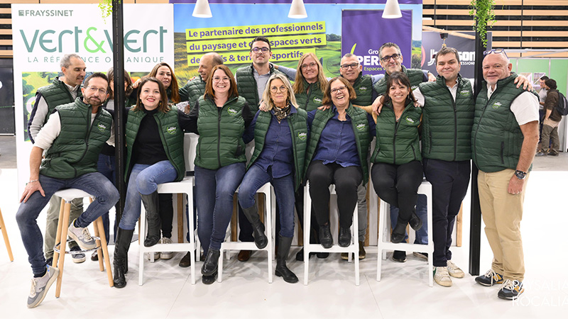 Equipe Groupe Perret Espaces Verts Paysalia 2025