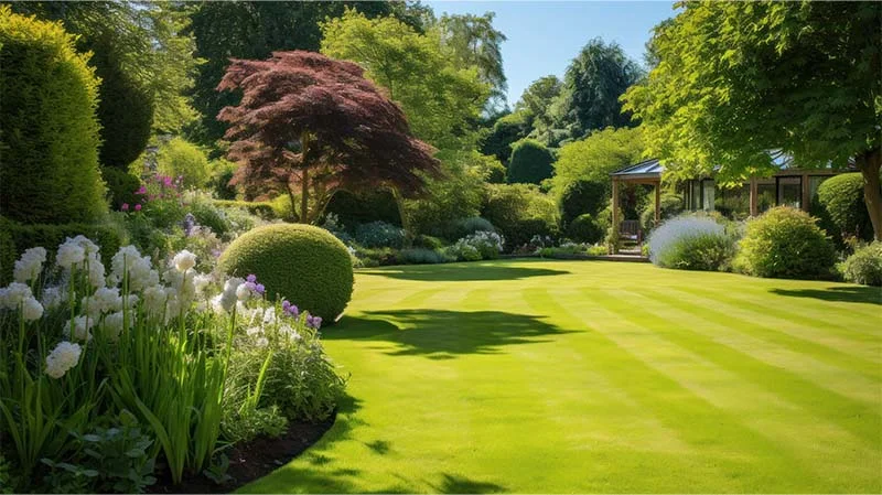 Jardin gazon pelouse espace vert